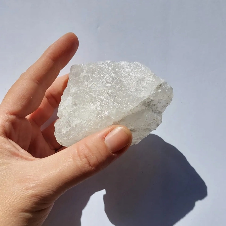 Cuarzo Blanco Natural Chileno 100–200 g | Cristal en Bruto