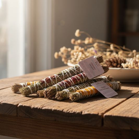 Sahumerio Natural Artesanal (Variedades) – Limpieza y Armonía | Río de Magma