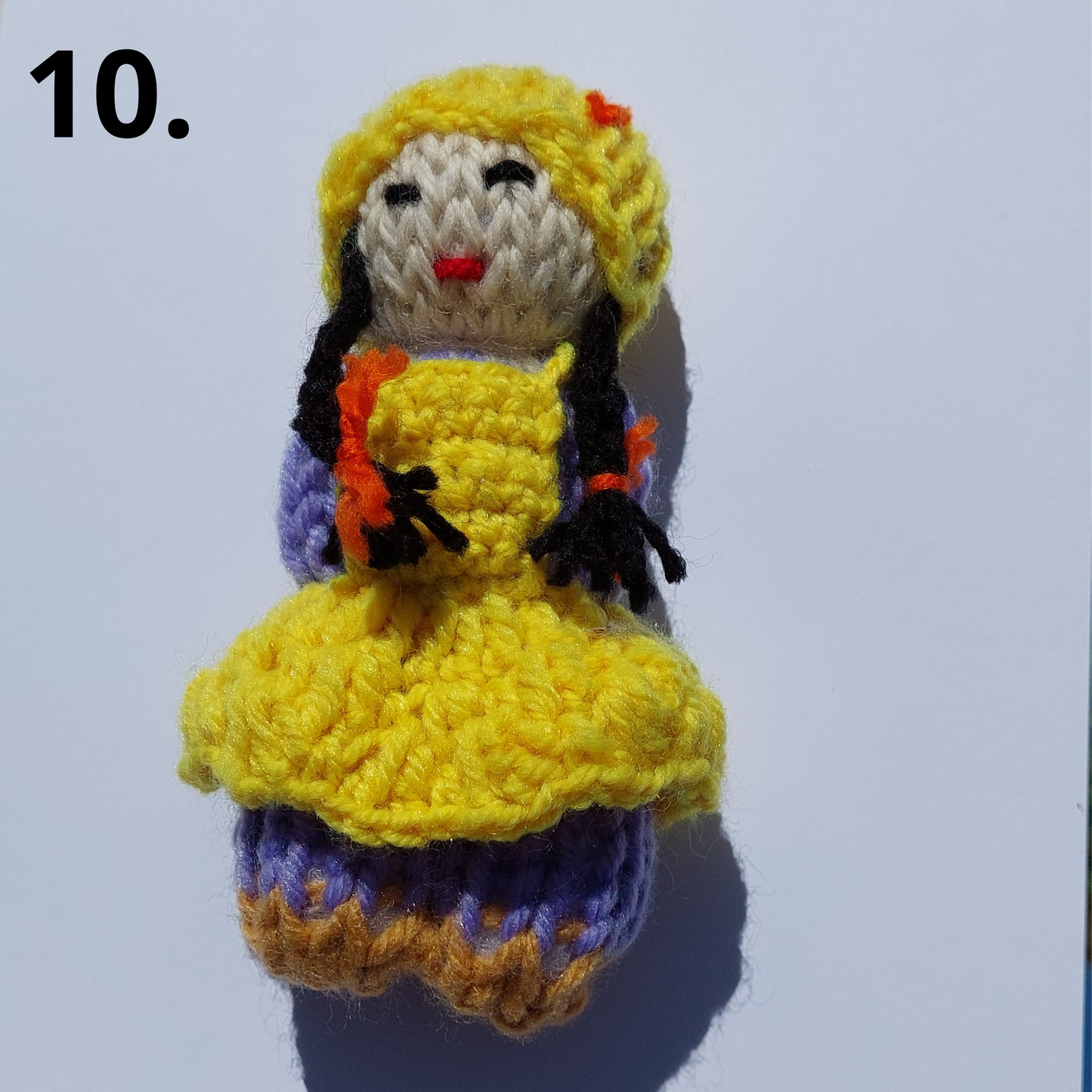Muñecas Tejidas Artesanales. Pequeñas Compañeras. Varios colores