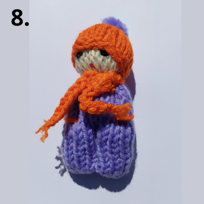 Muñecas Tejidas Artesanales. Pequeñas Compañeras. Varios colores