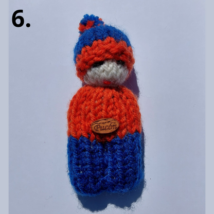 Muñecas Tejidas Artesanales. Pequeñas Compañeras. Varios colores