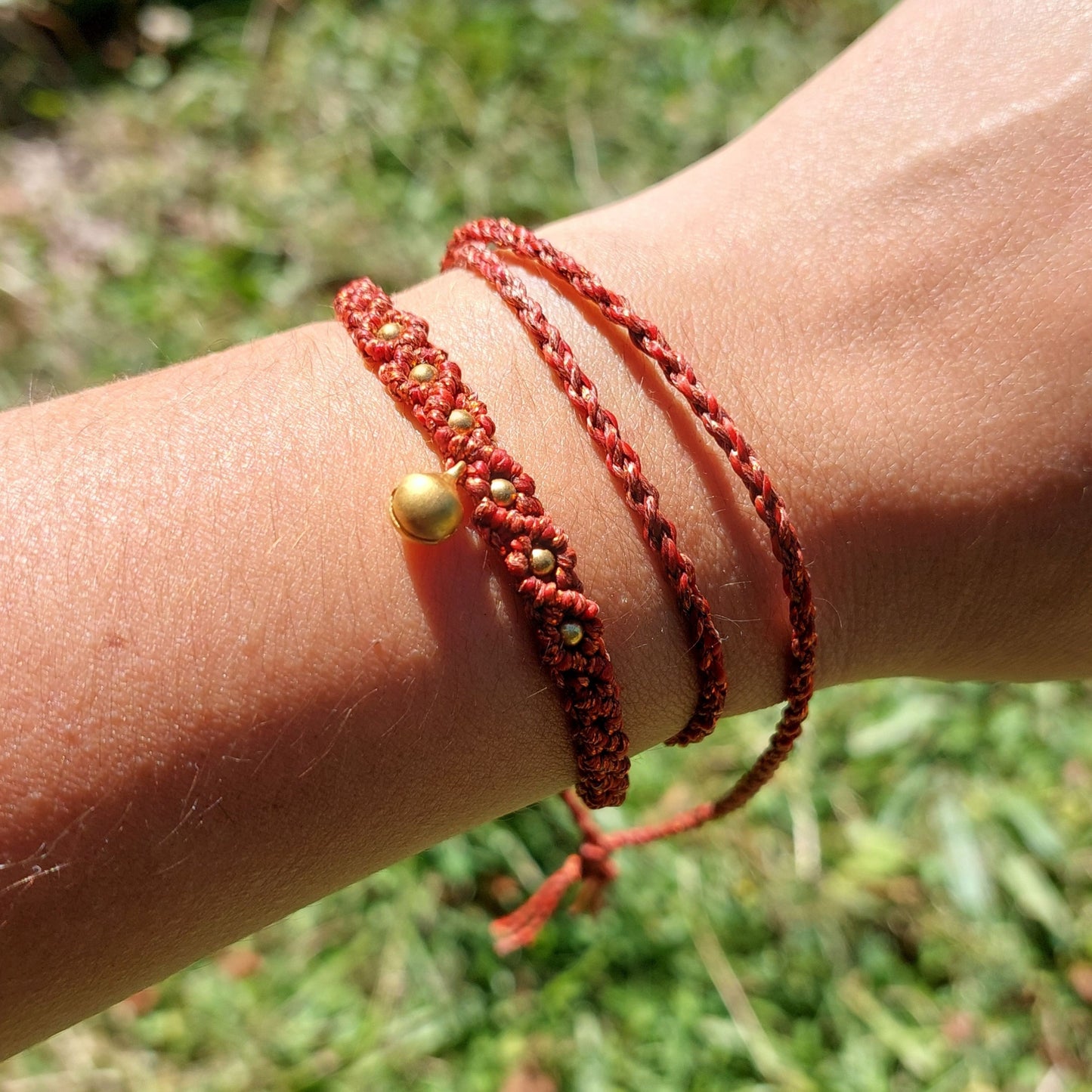 Choker de Macramé Multifunción · Trama & Bronce (3 Diseños)