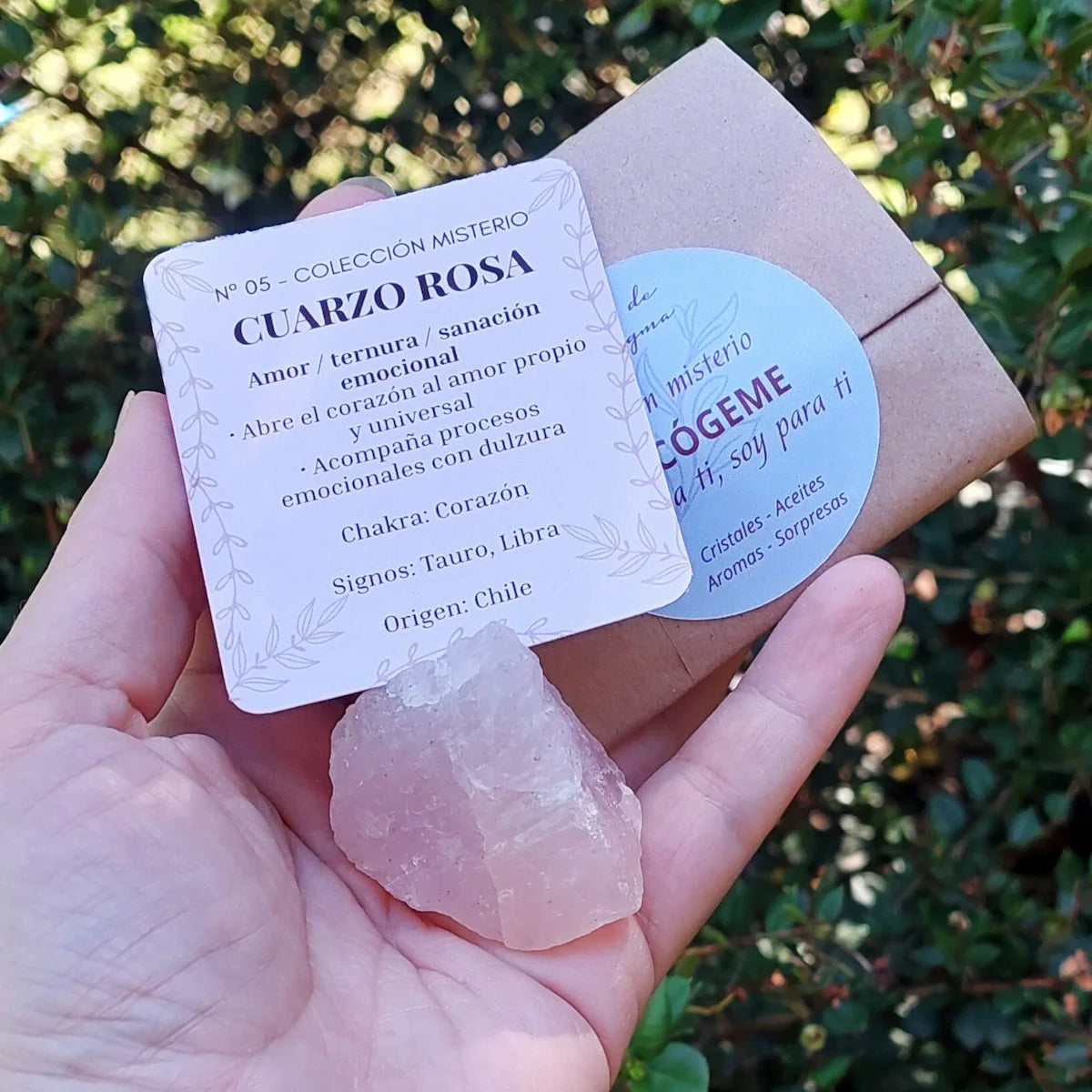 Sorpresa · Colección Misterio  (Cristales · Aromas · Joyas)