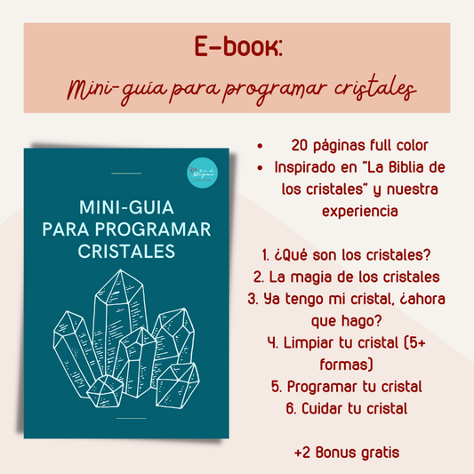 E-book Guía de Cristales para Principiantes (PDF) + Imprimibles