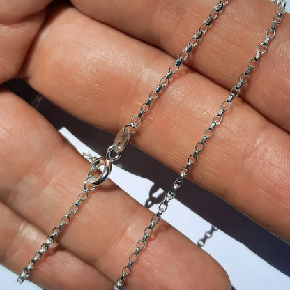 Cadena de Plata 925 Modelo Rolo – 50 cm