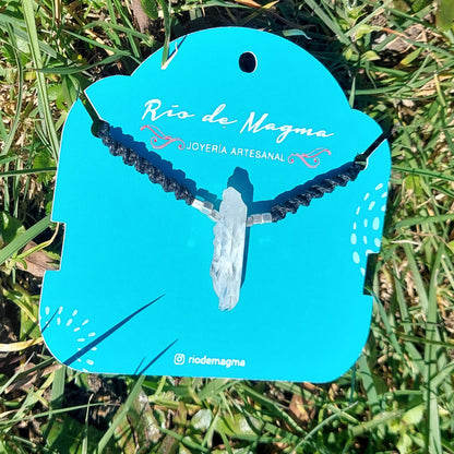 Collar Luz · Punta de Cuarzo con Plata 950