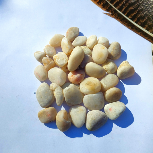 Cuarzo Blanco Chileno Rodado (2–3 cm) – Piedra de Bolsillo