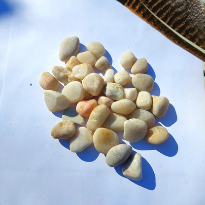 Cuarzo Blanco Chileno Rodado (2–3 cm) – Piedra de Bolsillo