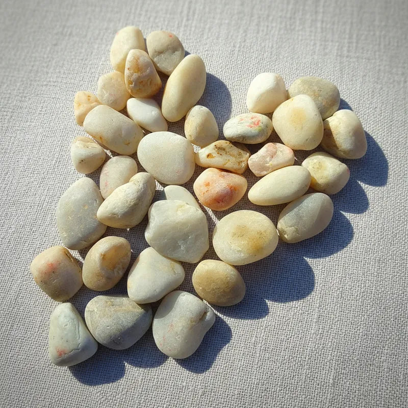 Cuarzo Blanco Chileno Rodado (2–3 cm) – Piedra de Bolsillo
