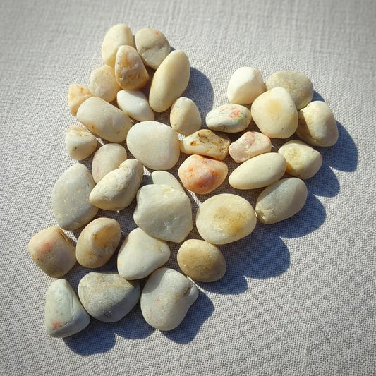 Cuarzo Blanco Chileno Rodado (2–3 cm) – Piedra de Bolsillo