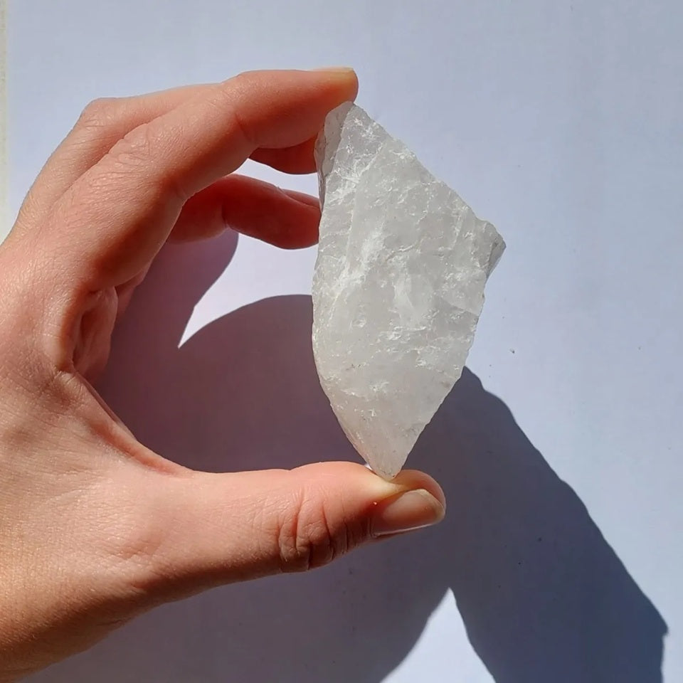 Cuarzo Blanco Natural Chileno 100–200 g | Cristal en Bruto