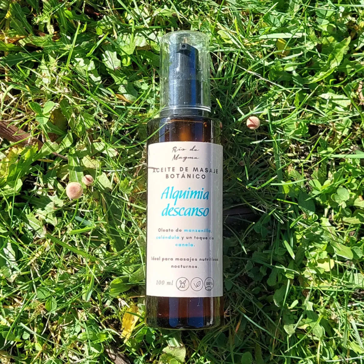 Aceite de Masaje Botánico 100 ml - Base Almendra - Oleato natural