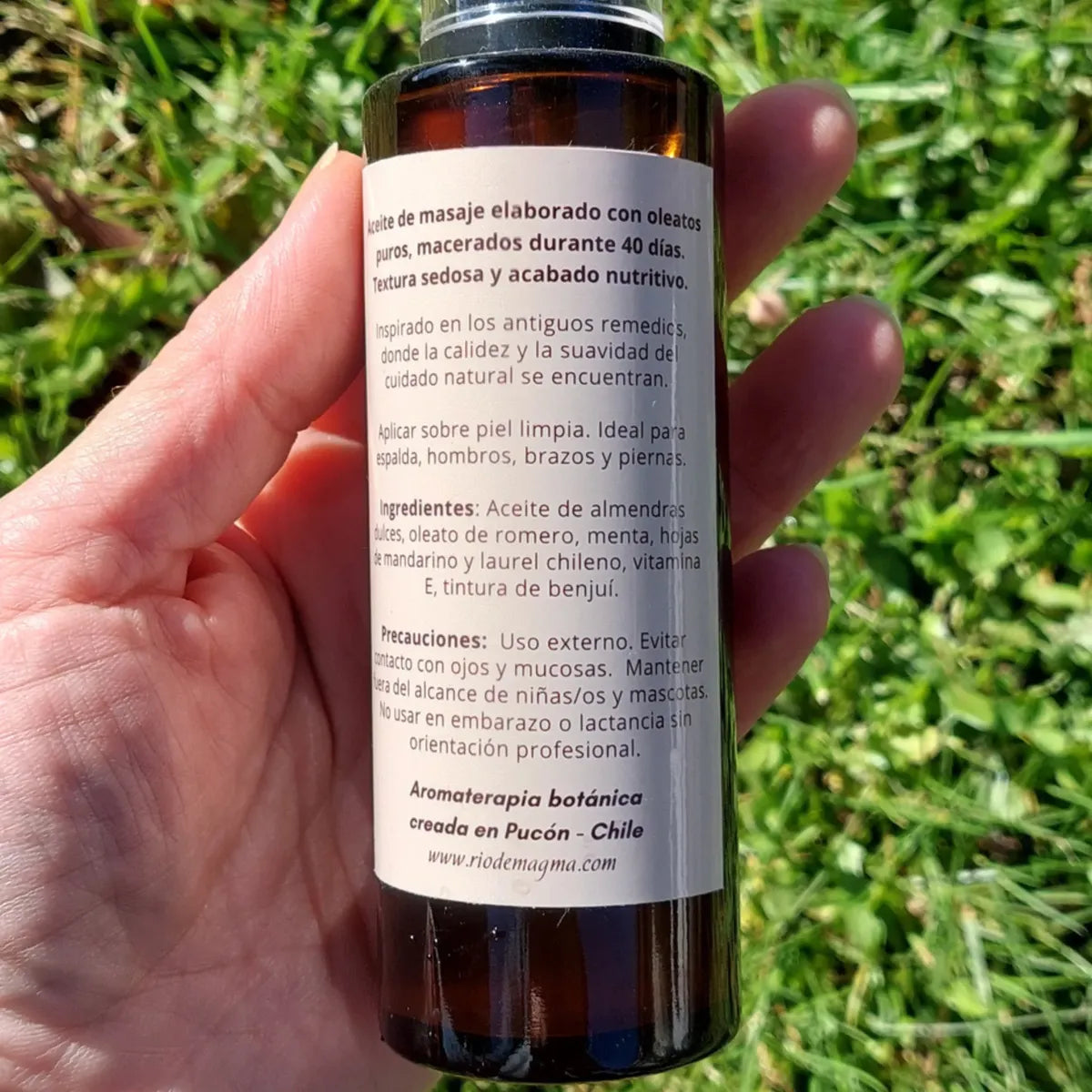 Aceite de Masaje Botánico 100 ml - Base Almendra - Oleato natural
