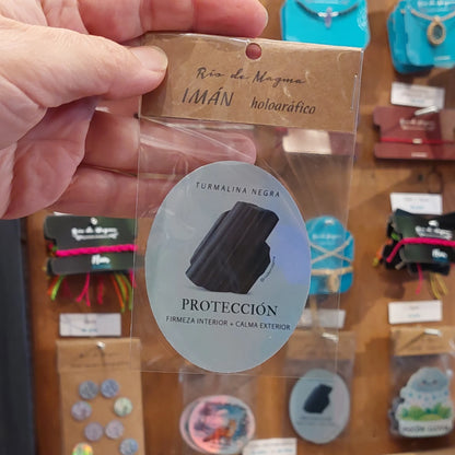 Imán Decorativo Holográfico para Refrigerador - Diseño Cristal