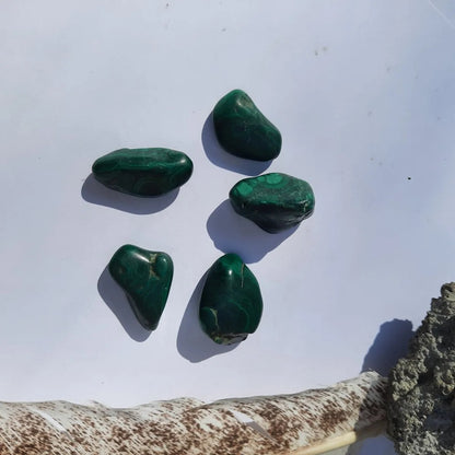 Malaquita Natural Tamboreada · Congo (1 unidad)