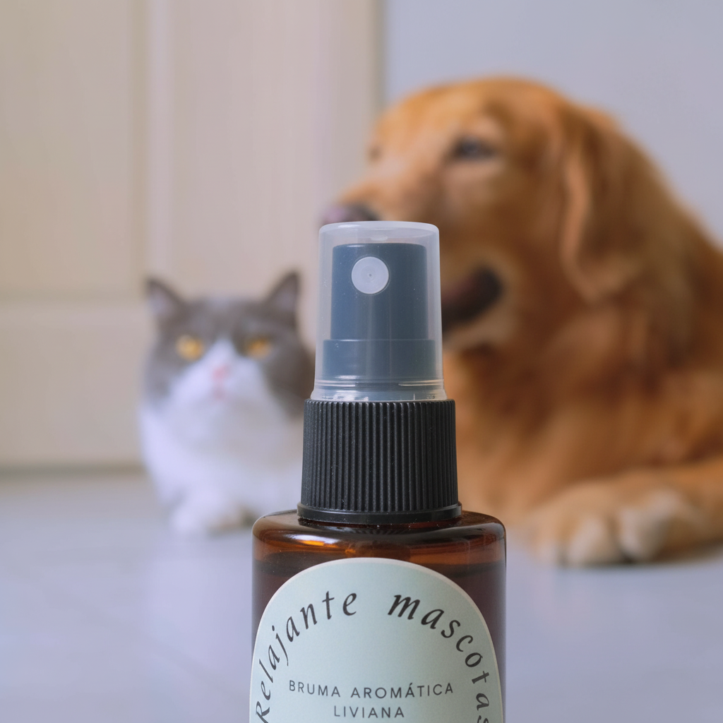 Bruma Suave para Mascotas – Hidrolatos de Lavanda & Azahar – 50 ml (Uso Ambiental)