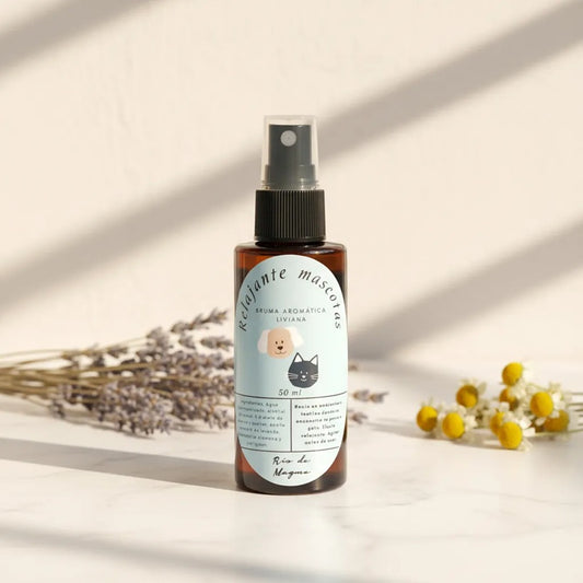 Bruma Suave para Mascotas – Hidrolatos de Lavanda & Azahar – 50 ml (Uso Ambiental)