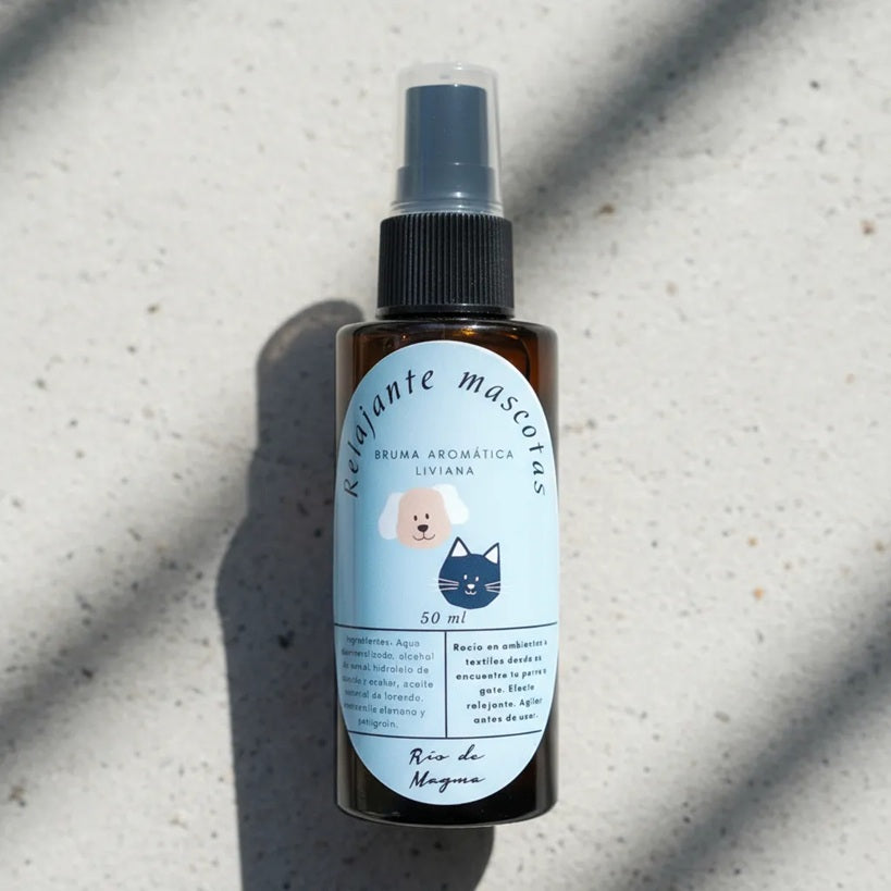 Bruma Suave para Mascotas – Hidrolatos de Lavanda & Azahar – 50 ml (Uso Ambiental)