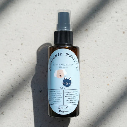 Bruma Suave para Mascotas – Hidrolatos de Lavanda & Azahar – 50 ml (Uso Ambiental)