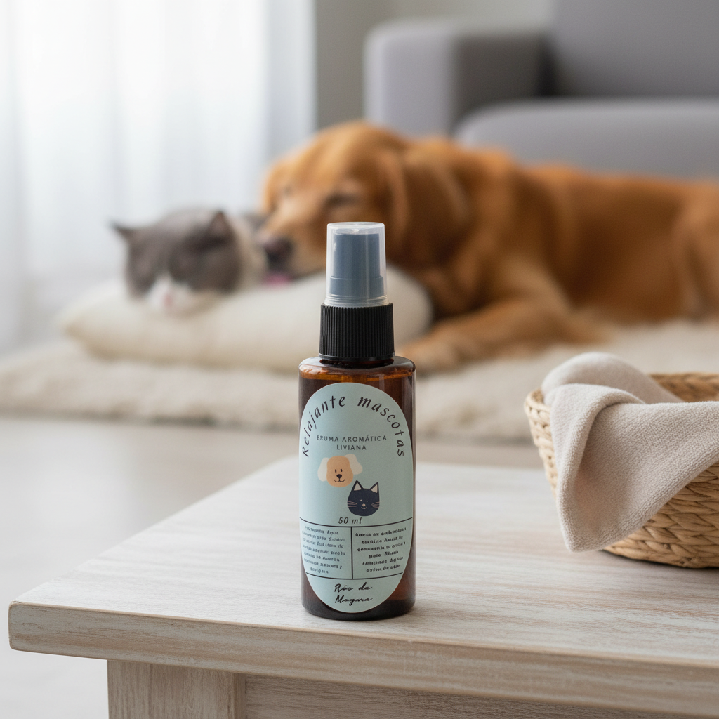 Bruma Suave para Mascotas – Hidrolatos de Lavanda & Azahar – 50 ml (Uso Ambiental)