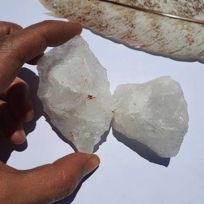 Pequeño Cuarzo Blanco Natural Chileno | Cristal en Bruto