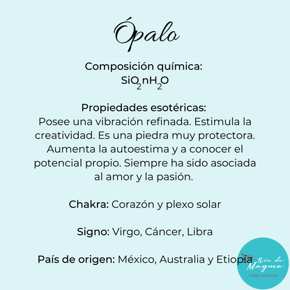Ópalo Mexicano en Matriz | Piedra Natural Irregular (Unidad)