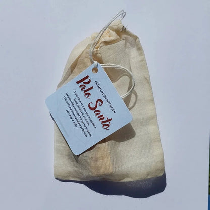 Palo Santo Natural | Pack 2–3 Varas (20 g) | Bolsa de Algodón