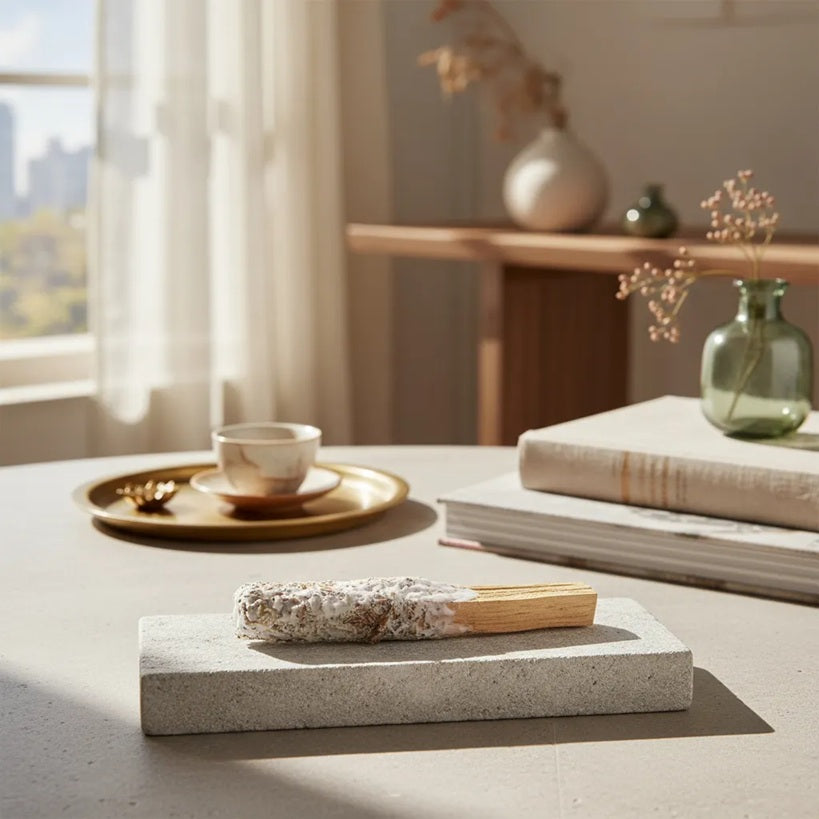 2 Variedades - Palo Santo Bañado en Cera de Soya + Hierbas  | Sahumerio Artesanal