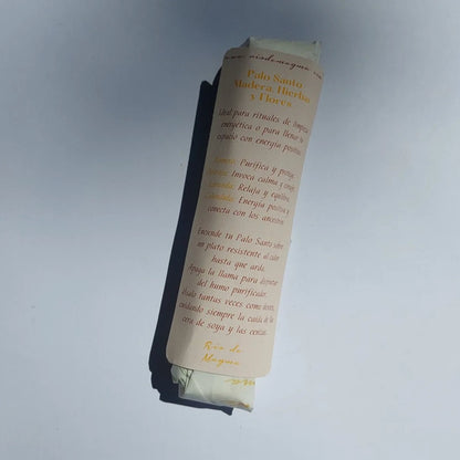 2 Variedades - Palo Santo Bañado en Cera de Soya + Hierbas  | Sahumerio Artesanal