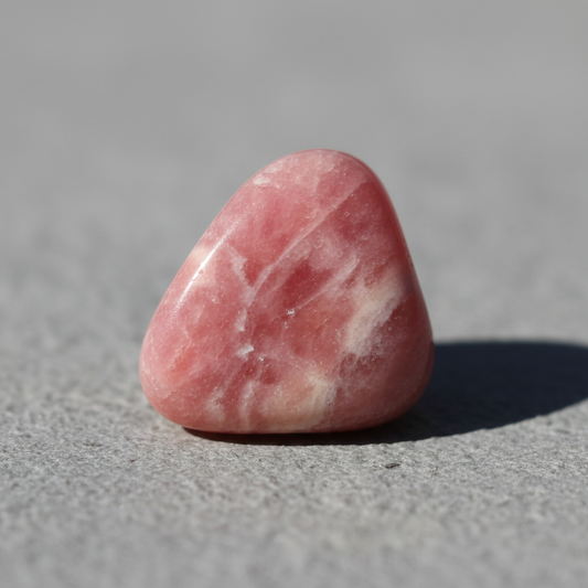 Rodocrosita Tamboreada · Piedra Natural de Bolsillo (Argentina)