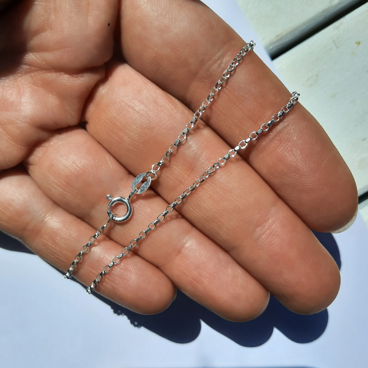 Cadena de Plata 925 Modelo Rolo – 50 cm
