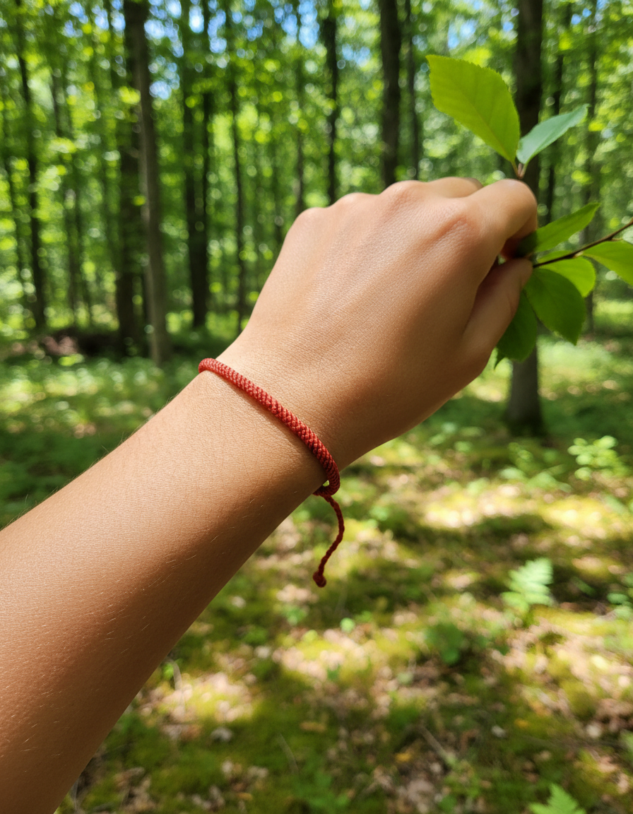 Set de 2 Pulseras Rojas de Protección (Pareja/Amig@s) | Tejidas a Mano